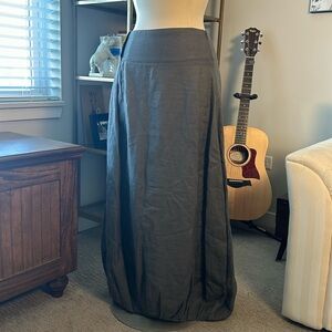 Sarah Pacino Italian Linen Maxi Skirt